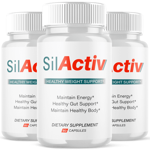 SilActiv Advanced Formula Pills Supporting Energy and Healthy Lifestyle Sil Activ 180 Capsules