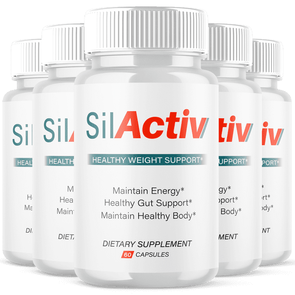 SilActiv Advanced Formula Pills Supporting Energy and Healthy Lifestyle Sil Activ 300 Capsules