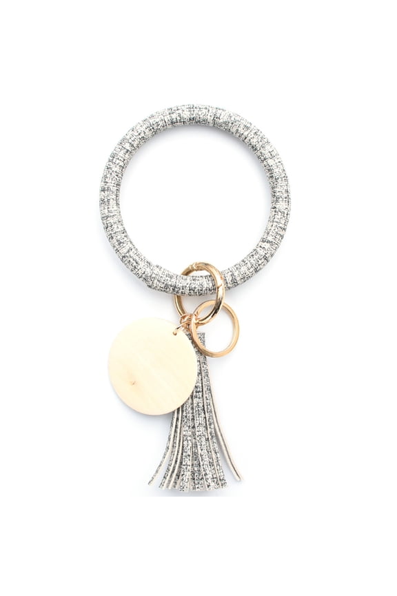 Stylish Bracelets for Women - Cute Beaded Key Ring Bangle Wristlet - Versatile Silicone Chains Bracelet - SilKeychain Accessory for Everyday Use