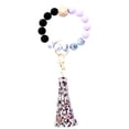 thumbnail image 1 of SilKeychain Bracelet Wristlet Key Ring Silicone Beaded Bangle Cute Key Chains For Women Shoulder Necklace Bridal, 1 of 1