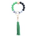 thumbnail image 1 of SilKeychain Bracelet Wristlet Key Ring Silicone Beaded Bangle Cute Key Chains For Women Shoulder Necklace Bridal, 1 of 1