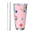 thumbnail image 1 of Silaia Bluey Print 20 Oz Tumbler, Car Travel Tumblers With Lid And Straw, Stainless Steel Cups, Travel Coffee Mug,Insulated Mug with Lid-Straw Two-piece Set, 1 of 8