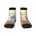 thumbnail image 1 of Silaia Bluey Print Adult Socks,Ankle Athletic Running Socks,Cushioned Breathable Low Cut Sports Tab Socks for Men and Women,Moisture-Wicking Crew Socks, 1 of 7