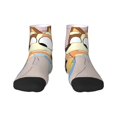 thumbnail image 1 of Silaia Bluey Print Adult Socks,Ankle Athletic Running Socks,Cushioned Breathable Low Cut Sports Tab Socks for Men and Women,Moisture-Wicking Crew Socks, 1 of 7