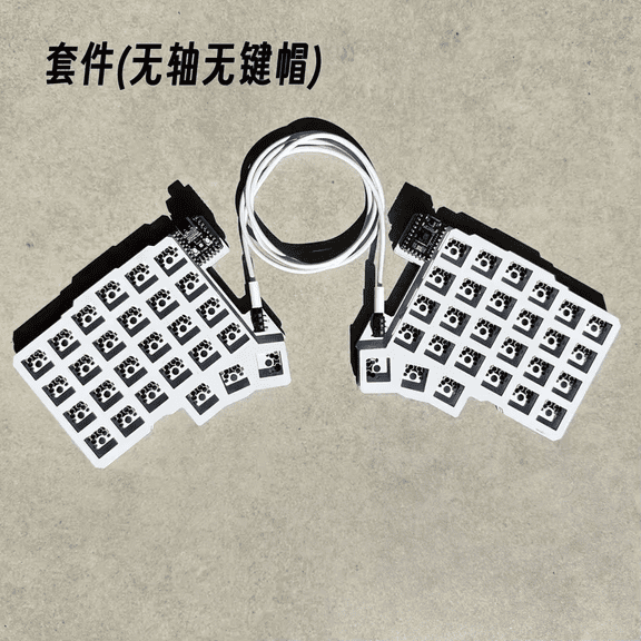 Silakka54 Ergonomic Split Mechanical Keyboard Hot Swappable QMK VIAL Programmable RP2040 Zero for PC Gaming Custom Keyboard Gift
