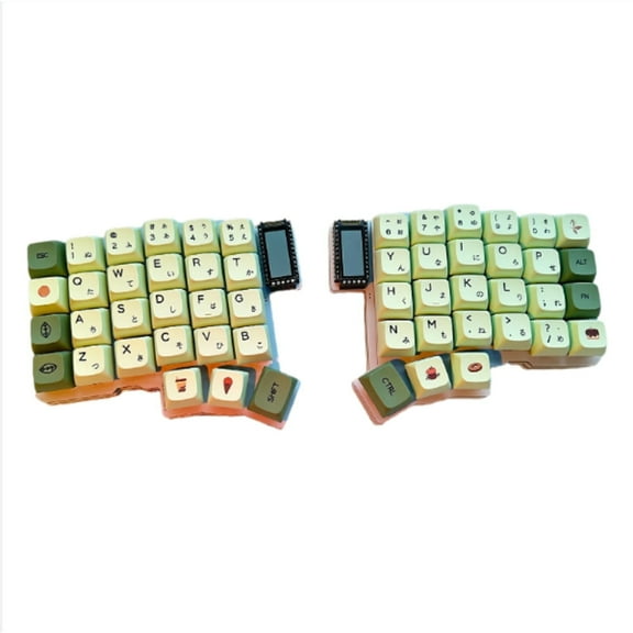 Silakka54 Split Keyboard Ergonomic Split Customization ZMK Hot Swappable Left and Right Keyboards, Use Nice! As The Main Controller, NanoV2 Supports Zmk Studio Bluetooth Custom Key Changing