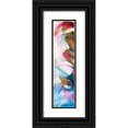 thumbnail image 1 of Silberhorn-Piller, Andrea 7x18 Black Ornate Wood Framed with Double Matting Museum Art Print Titled - Abstraction with pink I, 1 of 4