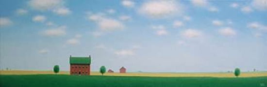 Silce of Country Canvas Art - Sharon France (8 x 24)