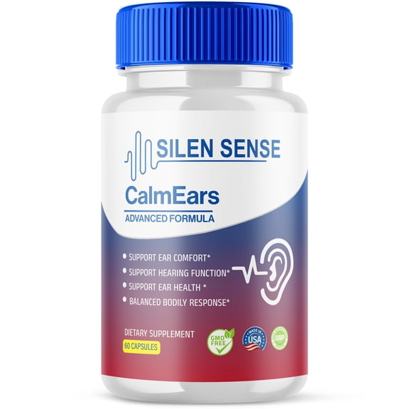 Silen Sense CalmEars Advanced Hearing Support Pills Natural Ear Health Support 60 Capsules