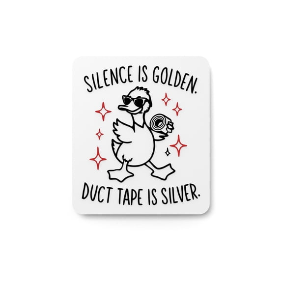 Silence Is Gold | Funny Sign for Office or Home Decor