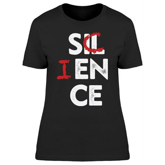Silence Lettering Women's T-shirt