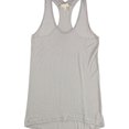 thumbnail image 1 of Silence + Noise Womens Solid Racerback Tank Top, Grey, Medium, 1 of 2