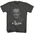 thumbnail image 1 of Silence Of The Lambs H Lecter Portrait Smoke Adult S/S Tshirt Xl, 1 of 2