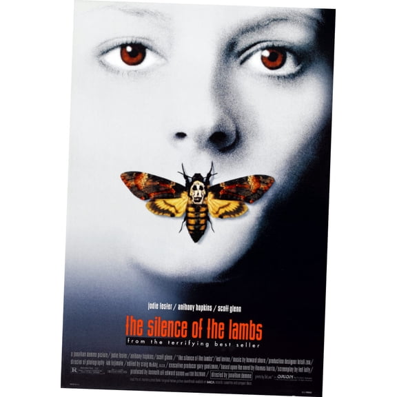 Silence Of The Lambs Movie Poster 24In x36In Art Poster 24x36 Multi-Color Square Adults Best Posters