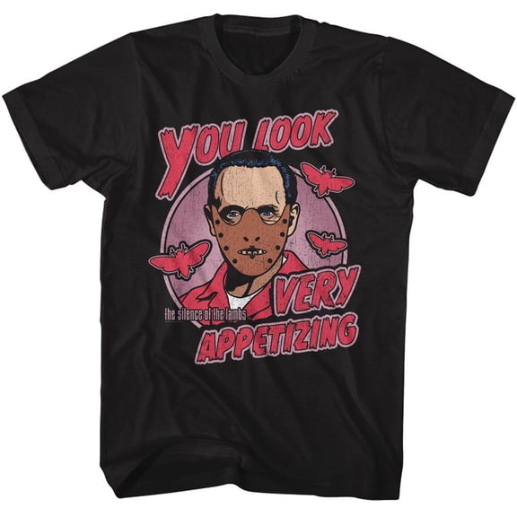 Silence Of The Lambs Very Appetizing Black Adult T-Shirt