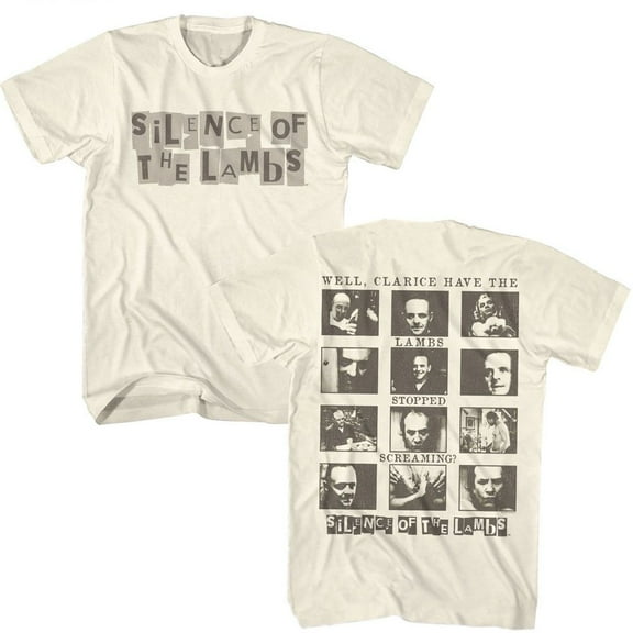 Silence Of The Lambs Well Clarice F B Natural Adult T-Shirt ***F&B*** M