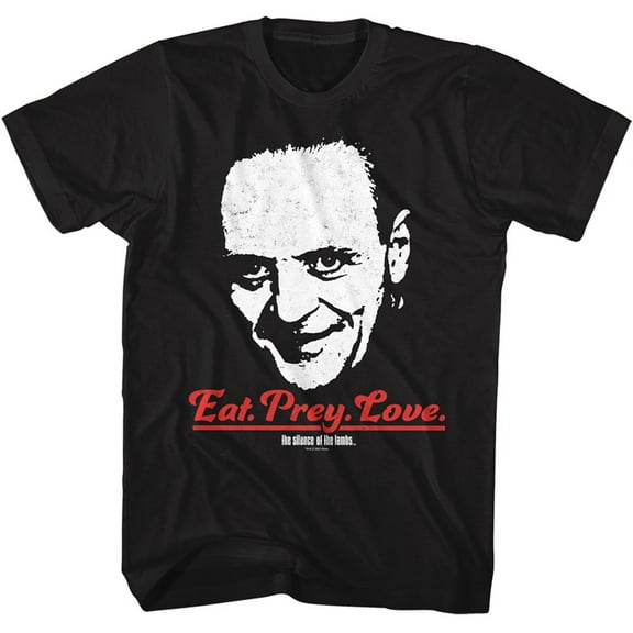 Silence of the Lambs Eat The Rude Black Adult T-Shirt