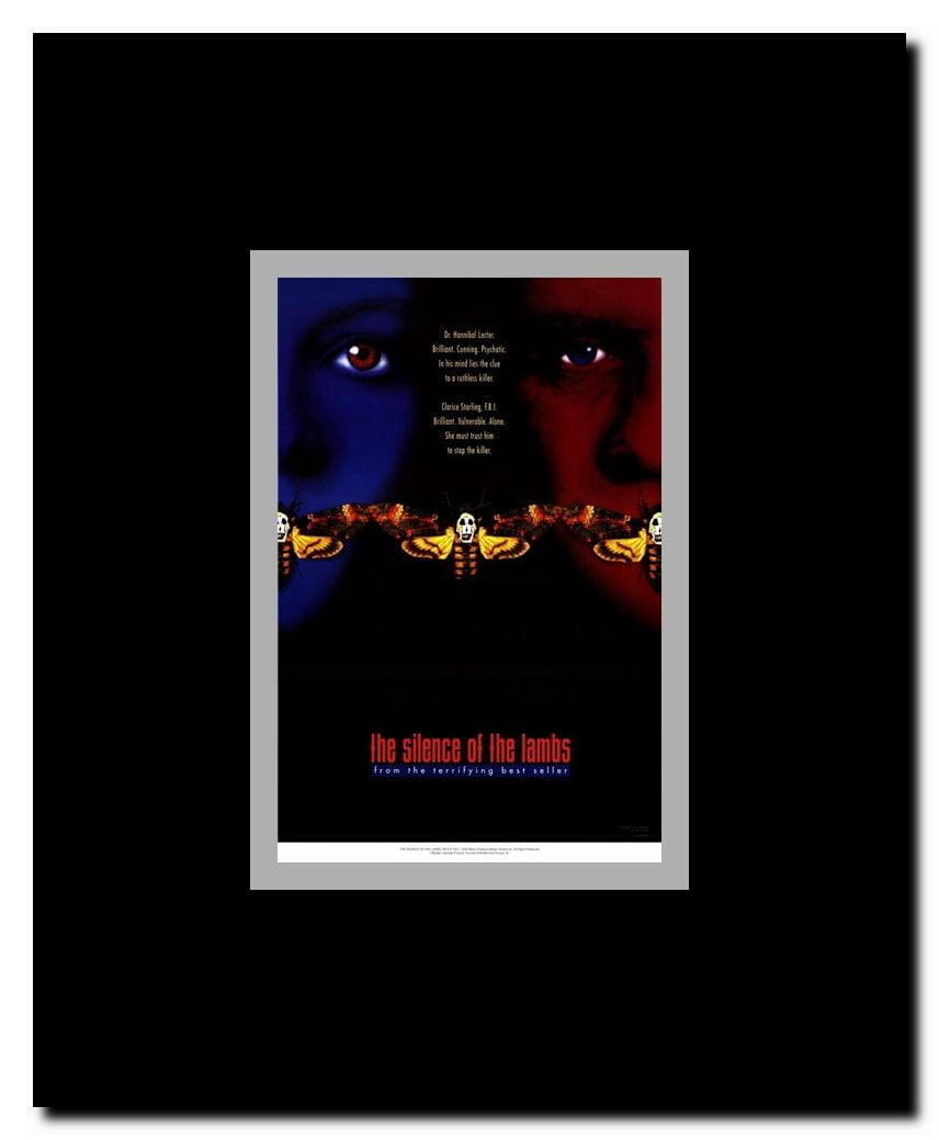 Silence of the Lambs Framed Movie Poster