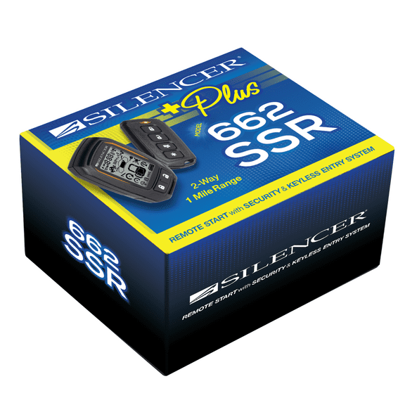 SILENCER 662SSR Remote Start with Security and Keyless Entry System