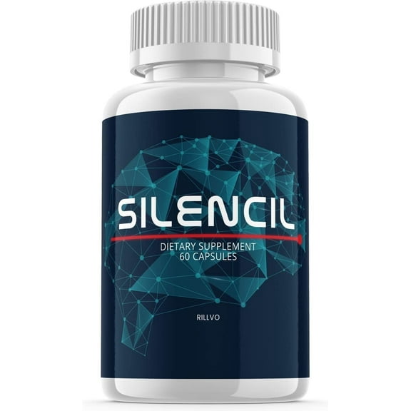 Silencil Advanced Supplement Pills for Tinnitus, Support Ear Health Capsules (60 Capsules)