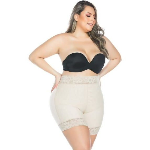 Silene Fajas. High-Waisted Shorts with Internal Holes. Assorted Colors. Fajas Colombianas.