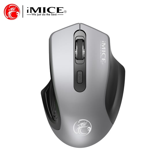 Silent 2.4G USB Wireless Mouse Battery Style Optical Tracking Computer Mice Receiver Soundless Mice For Office Laptop Ipad Mac