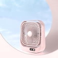 thumbnail image 1 of Silent Air Circulation, 2-in-1 Desk Lamp Fan with 3 Speed Settings, 120 Degree Oscillation Personal Cooling Fan, Portable Multi-Purpose Light for Office Campus, 1 of 9