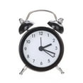 thumbnail image 1 of Silent Alarm Clock with Night Light, Dual Alarm, Loud Sound for Heavy Sleepers, Bedroom Office Travel, Battery Operated, Stainless Steel Metal Design, 1 of 5