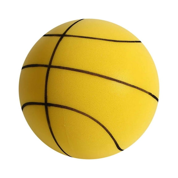 Silent Basketball,2024 Newest Foam Basketball Indoor Training Ball, Uncoated High-Density Foam Ball Low Noise Basketball Training for Various Indoor Activities