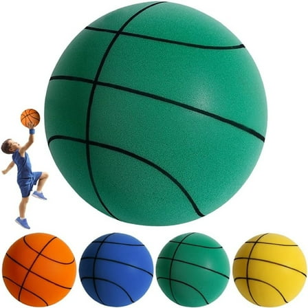 Silent Basketball, 2025 Upgrade Dribble Dream Silent Basketball The Silent Basketball Dribbling Indoor, Foam Basketball Indoor Training Ball for Various Indoor Activities