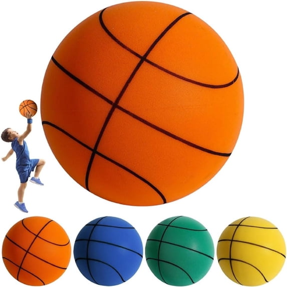 Silent Basketball, 2025 Upgrade Dribble Dream Silent Basketball The Silent Basketball Dribbling Indoor, Foam Basketball Indoor Training Ball for Various Indoor Activities