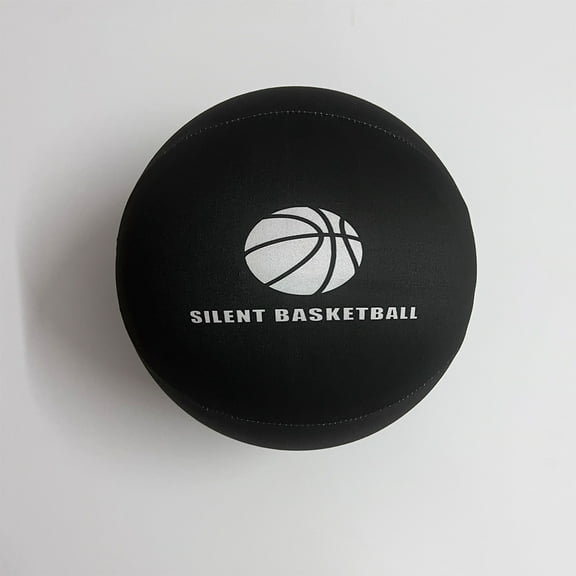 Silent Basketball 4.0 with Textile Cover Standard Size 6#(28.9inch) for Women & Teenager, Endurable Textile Cover Wrap Premium PU Foam, Quitely Dribble at Home, Noise-free to Practice at Apartment