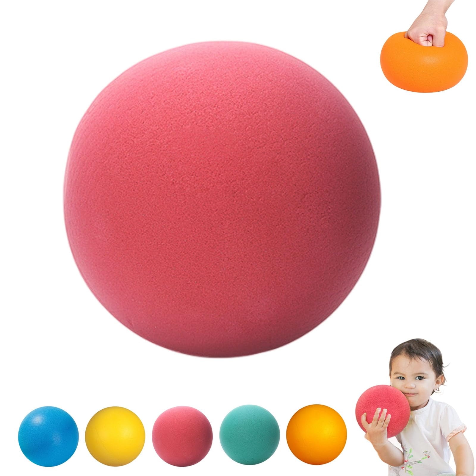Silent Basketball Dribbling Indoor Indoor Training Foam Ball Uncoated