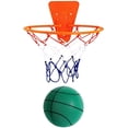 thumbnail image 1 of Silent Basketball and Hoop Set, Indoor Basketball Hoop for Kids and Toddlers, Quiet Basketball Dribbling No Noise, Mini Foam Basketball for Door or Wall Mounted, Indoor Dribble and Shoot, 1 of 8