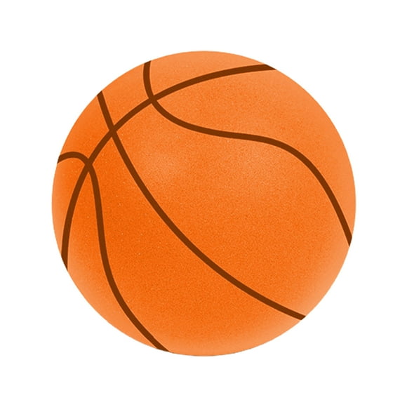 Silent Basketball - Moderate Elasticity, Anti-deformation, Long Lasting, Comfortable Touch, Anti-Skid, Parent-child Interaction, Polyurethane Kids Silent Bounce Ball, Outdoor Toy
