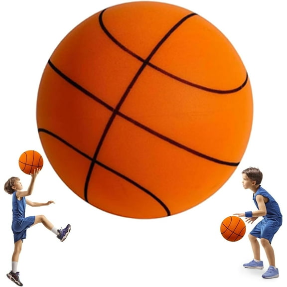 Silent Basketball Size 7 (9.5"), Quiet Basketball, Dribble Dream Silent Basketball, NOGIS Soft Foam Ball for Quiet Dribbling, Indoor Training Foam Ball No Noise No Sound Basketball