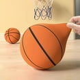 thumbnail image 1 of Silent Basketball,Quiet Basketball Dribbling Indoor,Low Noise Kids Training Basketball,Quiet Sports Practice Bouncing Ball with Washable Cloth Cover,Activities Ball Toy for Boys Girls Gift,Size 5, 1 of 8