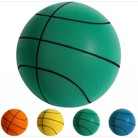Silent Basketball, Quiet Basketball Indoor, Foam Indoor Dribbling Training Ball, High-Density, Mute High-Resilience Safe Soft Lightweight