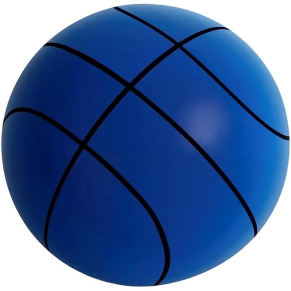 Silent Basketball Size 7, 2025 New Soundless Ball Indoor for Training Quiet Ball No Damage Room, No Shedding, PU Foam Balls for Apartments and Home Gyms, No Pump Needed, Gift for Youth, Kid
