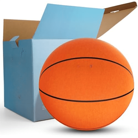 Silent Basketball Size 7 (29.5"), Airless Indoor Basketball for Quiet Dribbling Training, High-Bounce Foam Ball in Gift Box, Non-Compressed Packaging$$Sport & Recreation Other