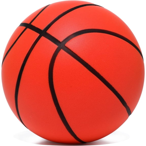 Silent Basketball Size 7 (29.5"), Indoor Airless Weighted Basketball,Soft  Grooved Dribble Dream  Ball for Ages 8 and Up, Real Feel Higher Bounce & Quieter Practice(1.28lb)