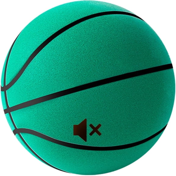 Silent Basketball Size 7/6/3, Quiet Indoor Dribble Ball for Home Training, Soft Foam Ball and Hoop Set for Handling & Practice Dribbling for Kids & Adults