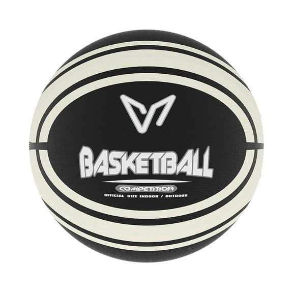 Silent Basketball with Cloth Cover No Bounce Noise Practice Training Ball for Kids PU Foam Soft Touch Perfect for Apartment