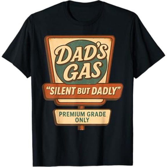 Silent But Dadly Funny Father's Day Fart Dad Farting Vintage T-Shirt