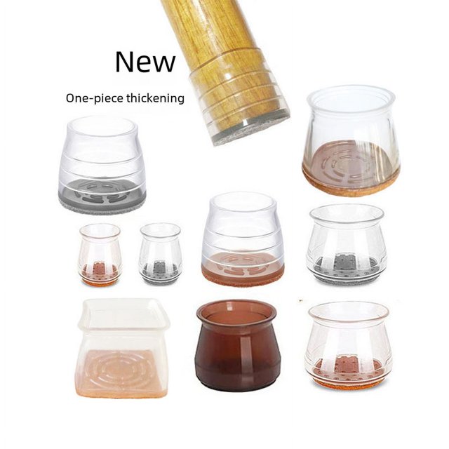 Silent Chair Foot Cover Pad Thickened Silicone Stool Leg Protective