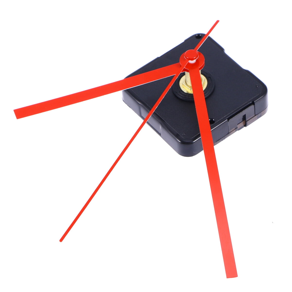 Silent Clock Movement Kits for DIY Clock Replacement (Red Straight ...