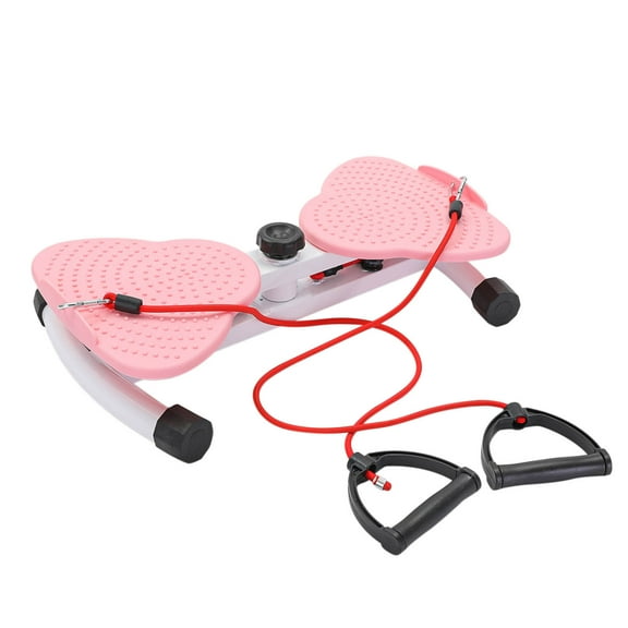 Silent Dance Waist Twisting Machine - Home Fitness Equipment for Weight Loss & Core Training | 300LB Capacity ABS Turntable with Resistance Bands | Portable Waist Trimmer for Abs, Thighs & Buttocks