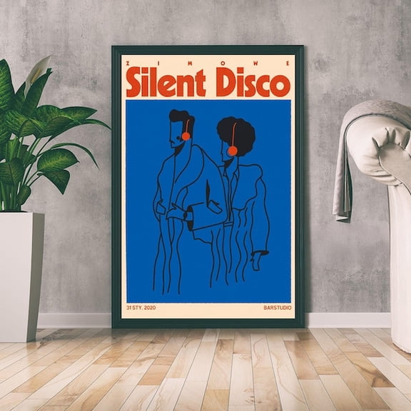 Silent Disco Wall Art Print