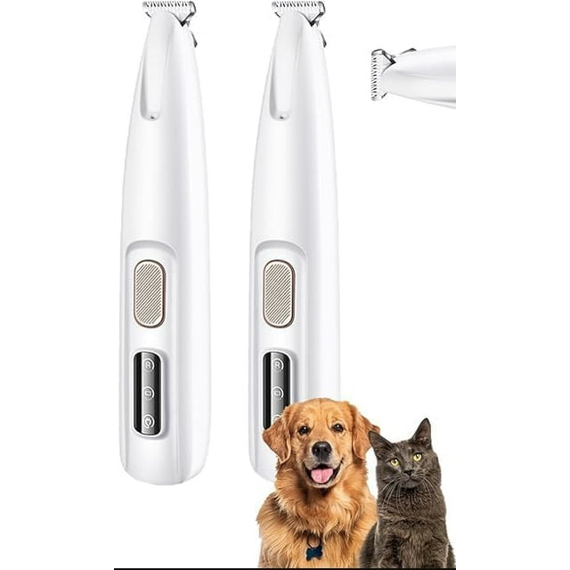 Silent Dog Paw Trimmer, Electric Quiet Dog Trimmer,Precision Pet Trimmer,Pet Hair Trimmer with