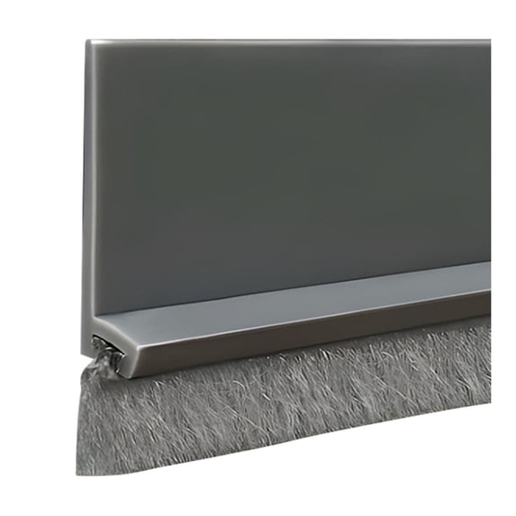 Silent Door Bottom Seal Strip, 52Mm In Gray/Beige With Soundproof Design, For Home Doors Office Doors Bedroom Doors Living Room Doors